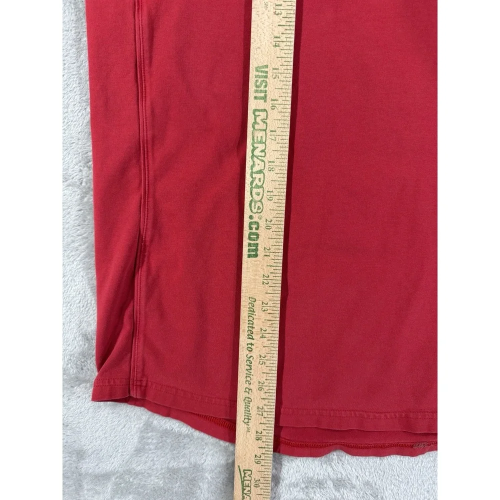 Vintage Nike Shirt Mens M Red Nike Swoosh‎ Performance Athletic Running Y2K